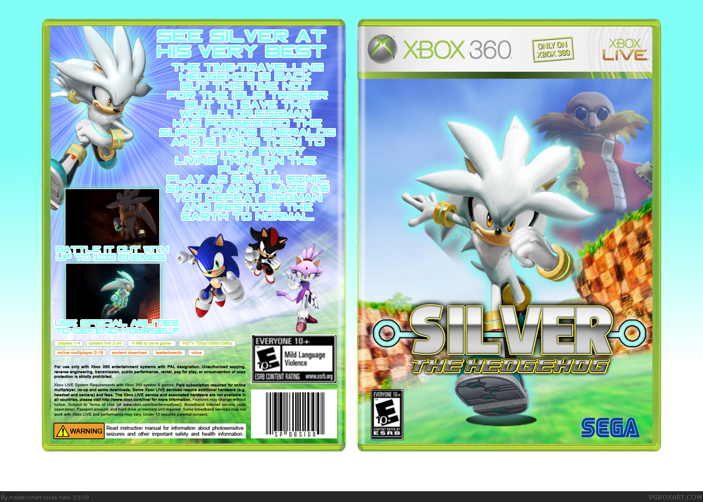 silver the hedgehog video game